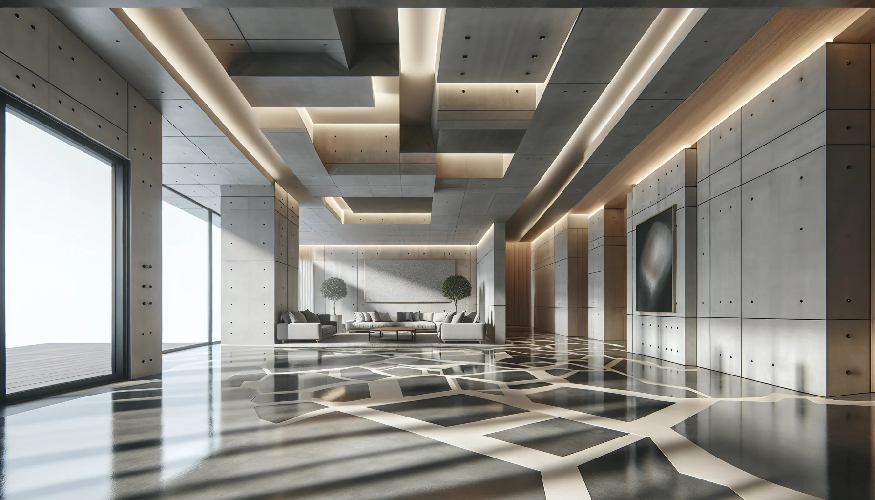 Residential Polished Concrete Flooring